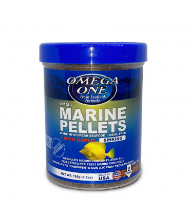 Тонущие гранулы с чесноком Omega One Garlic Pellets 4,5oz OMEGA-52311